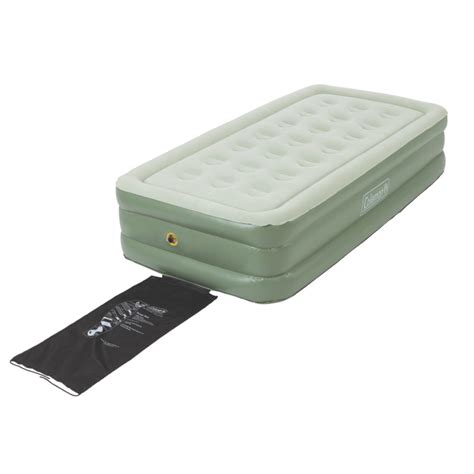 coleman twin double high airbed|coleman double high airbed queen.